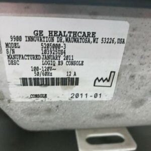 GE Logiq E9 Ultrasound System