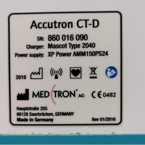 Used Like New MEDTRON AG Accutron CT-D