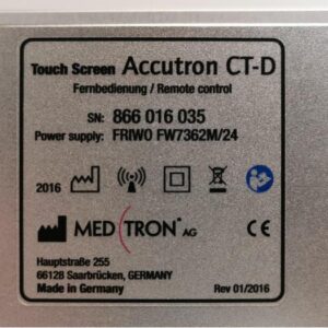Used Like New MEDTRON AG Accutron CT-D