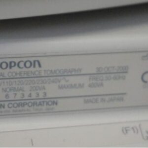 TOPCON 3D OCT-2000