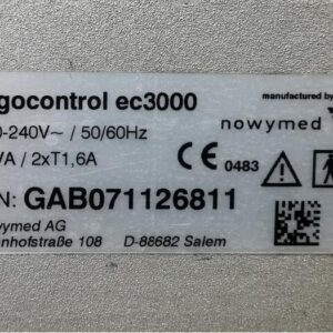 Used Good CUSTO MED GMBH ergocontrol ec3000